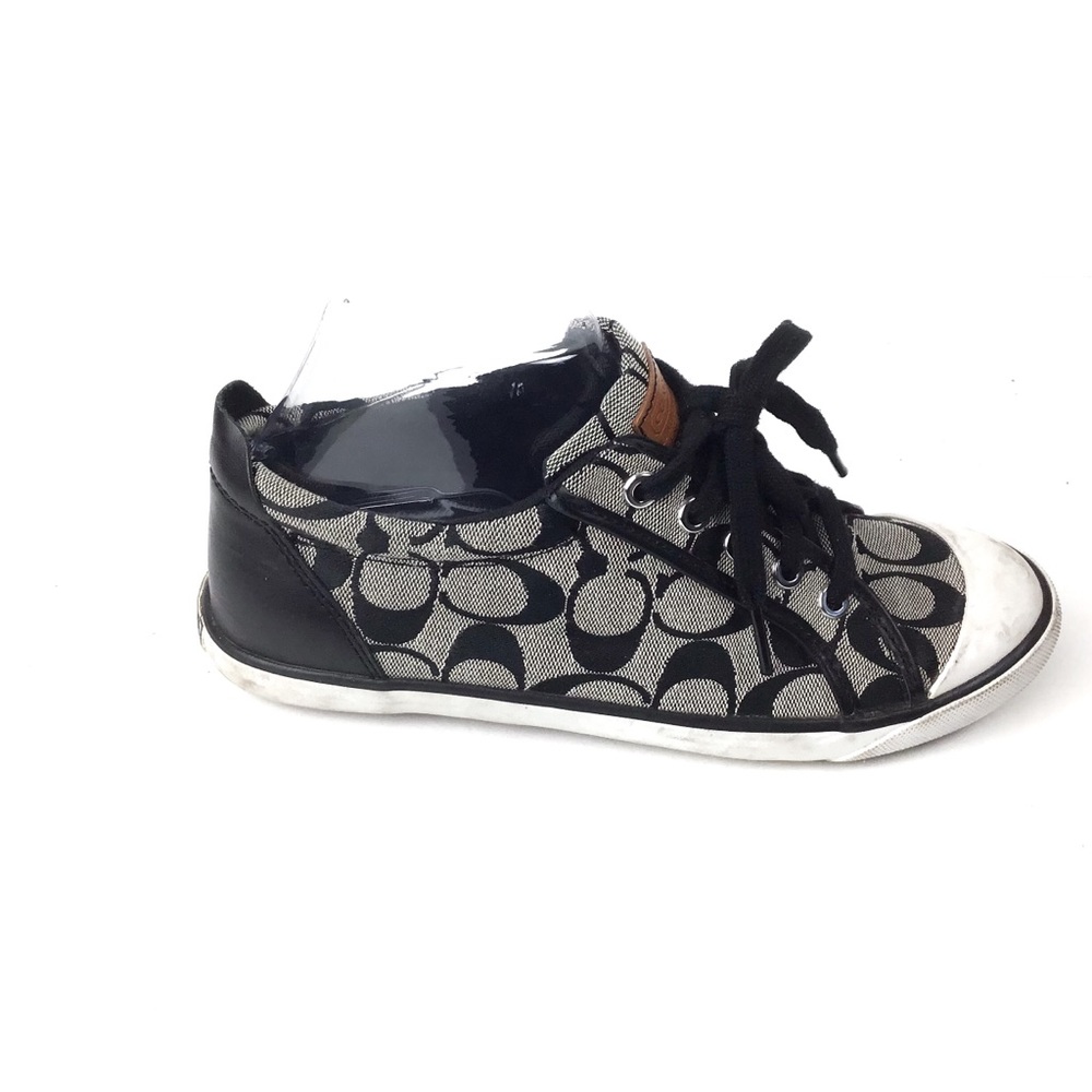 Coach logo cap toe sneakers size 8